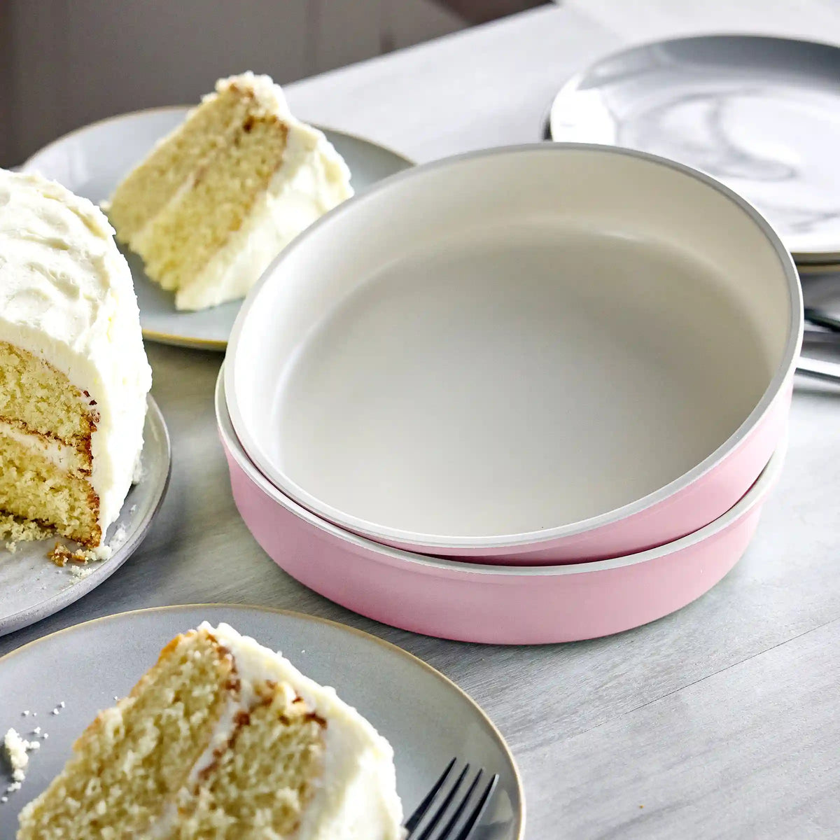 GreenLife Ceramic Nonstick 6-Piece Bakeware Set | Pink