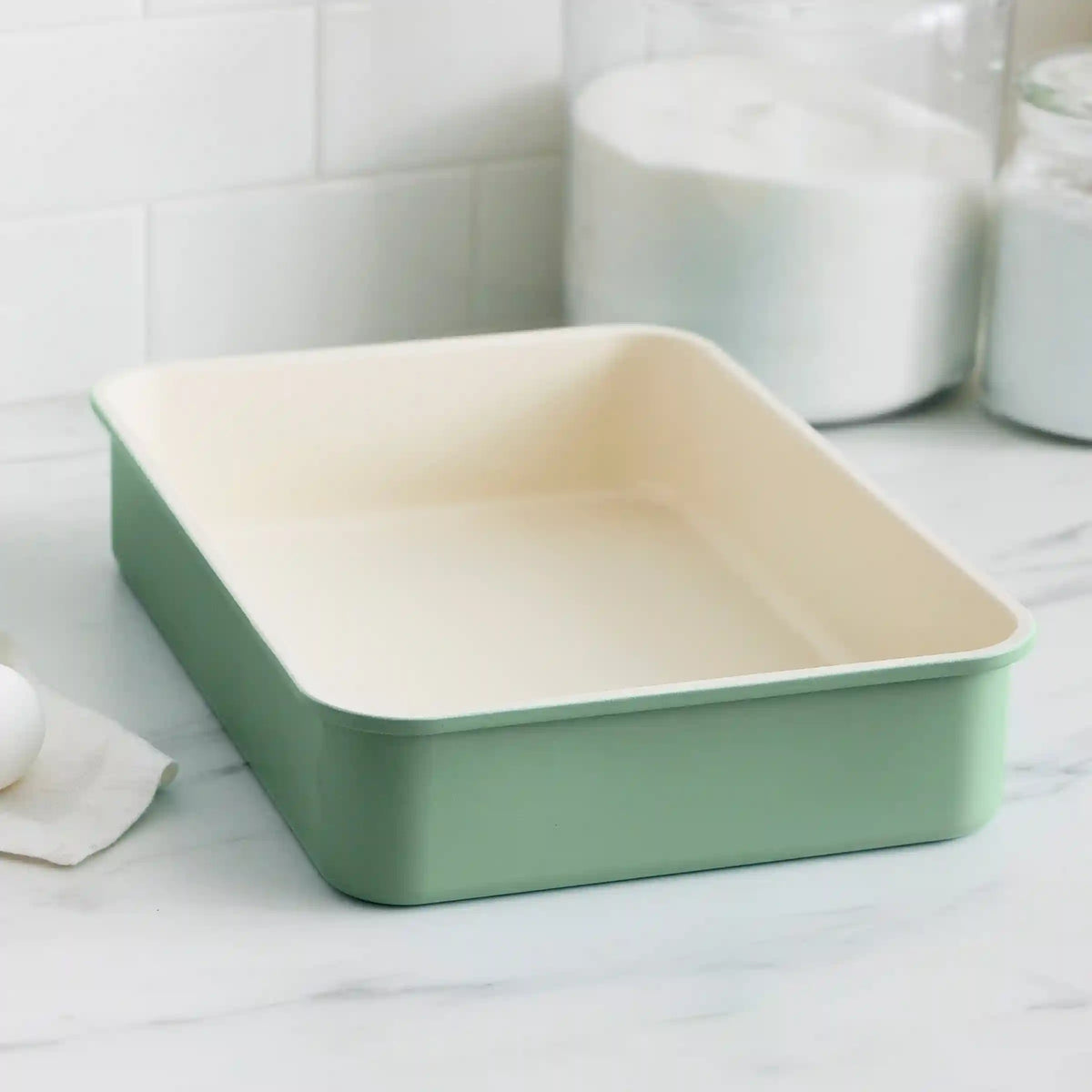 GreenLife Ceramic Nonstick 6-Piece Bakeware Set | Sage Green