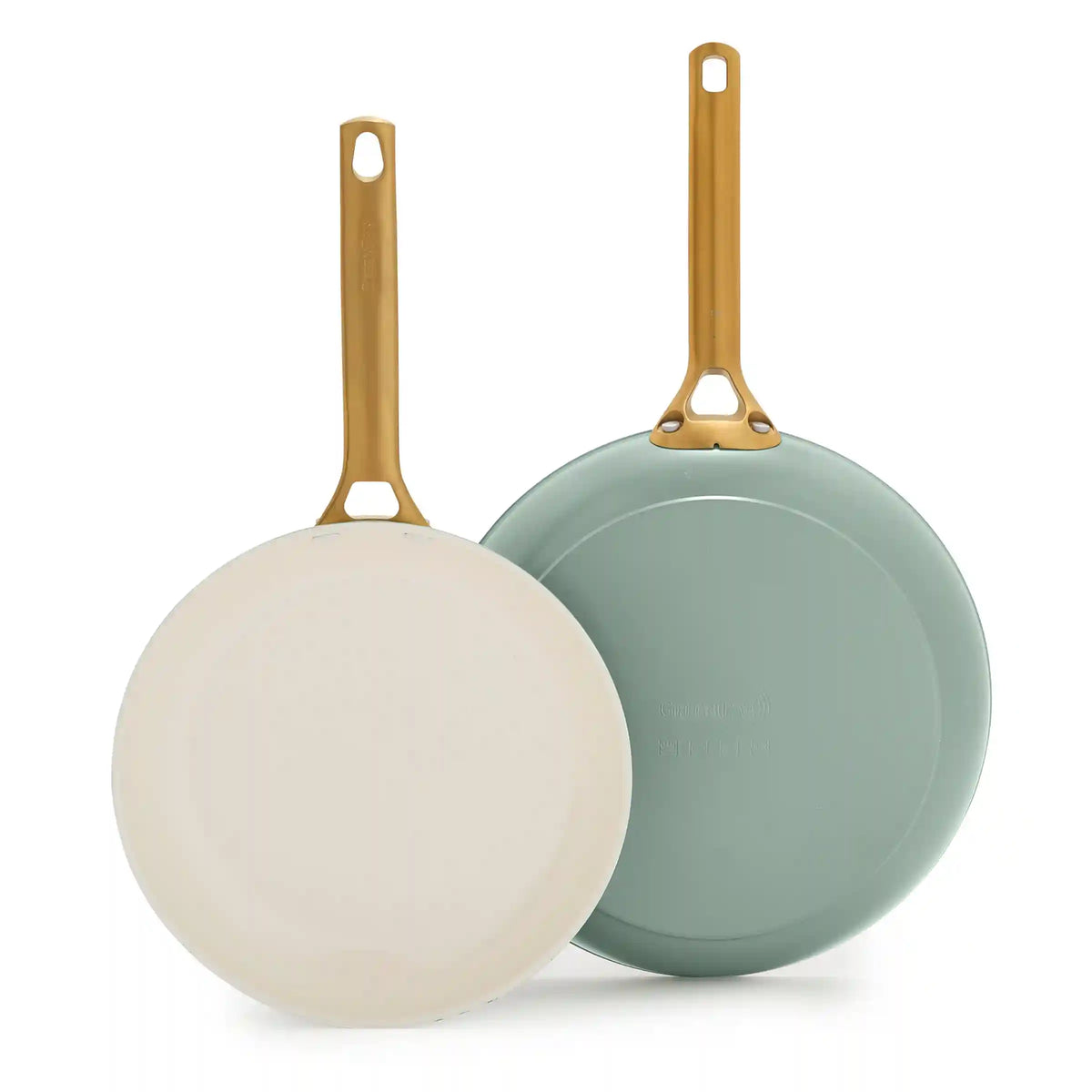 Reserve Pro Ceramic Nonstick 10" and 12" Frypan Set | Moss
