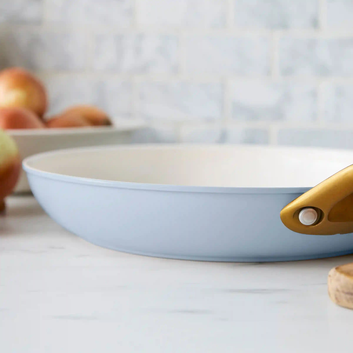 Reserve Pro Ceramic Nonstick 10" and 12" Frypan Set | Glacier