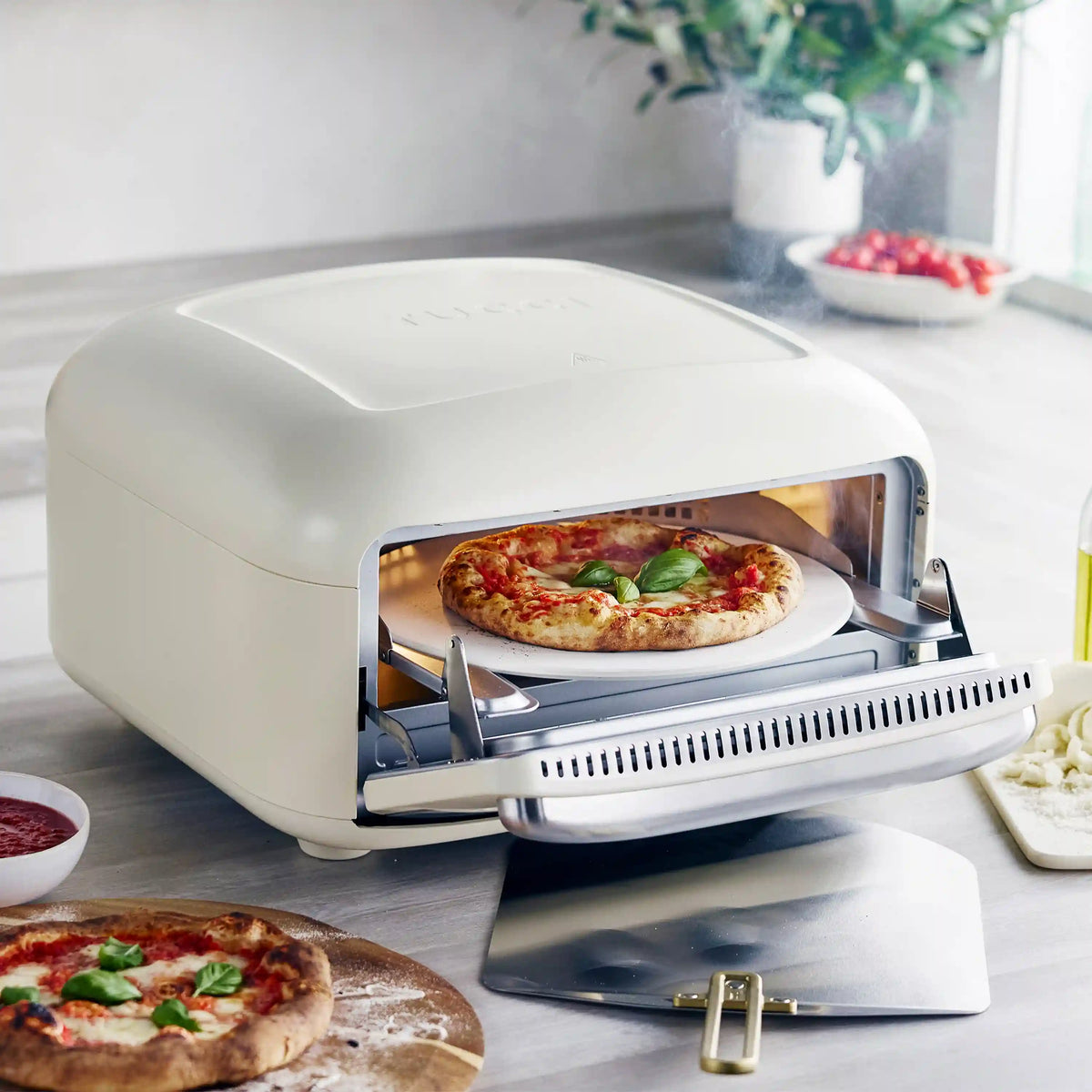 Stanley Tucci™ Indoor and Outdoor Pizza Oven | Carrara White