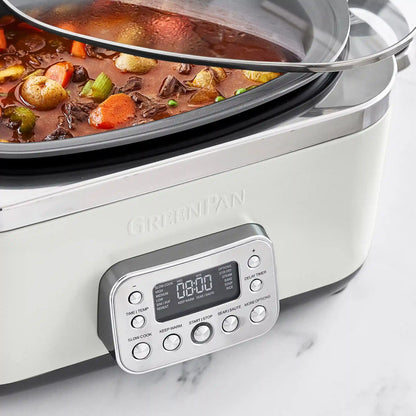 Elite 14-in-1 6-Quart Slow Cooker | Cloud Cream
