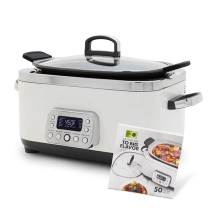 Elite 14-in-1 6-Quart Slow Cooker | Cloud Cream