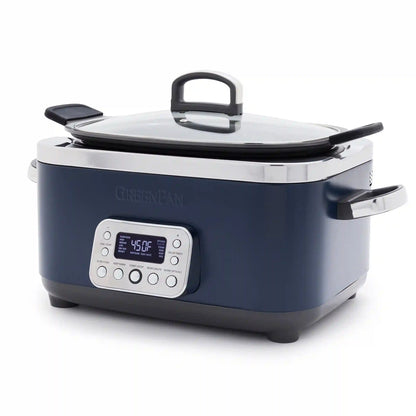 Elite 14-in-1 6-Quart Slow Cooker | Oxford Blue