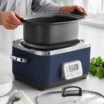 Elite 14-in-1 6-Quart Slow Cooker | Oxford Blue