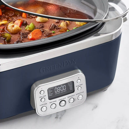 Elite 14-in-1 6-Quart Slow Cooker | Oxford Blue