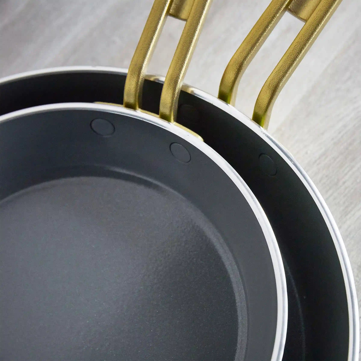 Stanley Tucci™ Ceramic Nonstick 8", 10" and 12" Frypan Set | Tuscan Olive