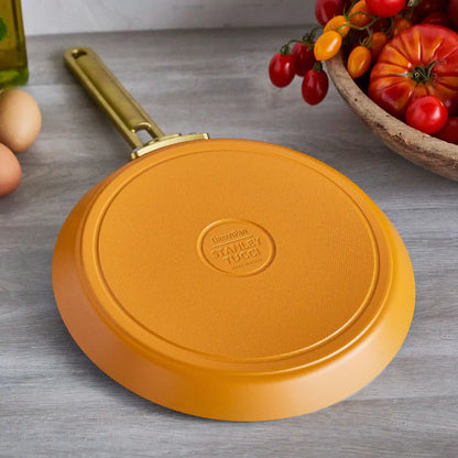 Stanley Tucci™ Ceramic Nonstick 10" Crepe and Omelette Pan | Roma Gold