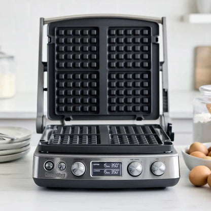 Elite Multi Grill & Griddle with Waffle Plates | Premiere Stainless Steel