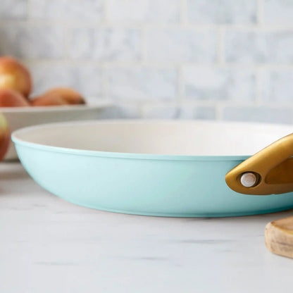 Reserve Pro Ceramic Nonstick 10" and 12" Frypan Set | Seaside