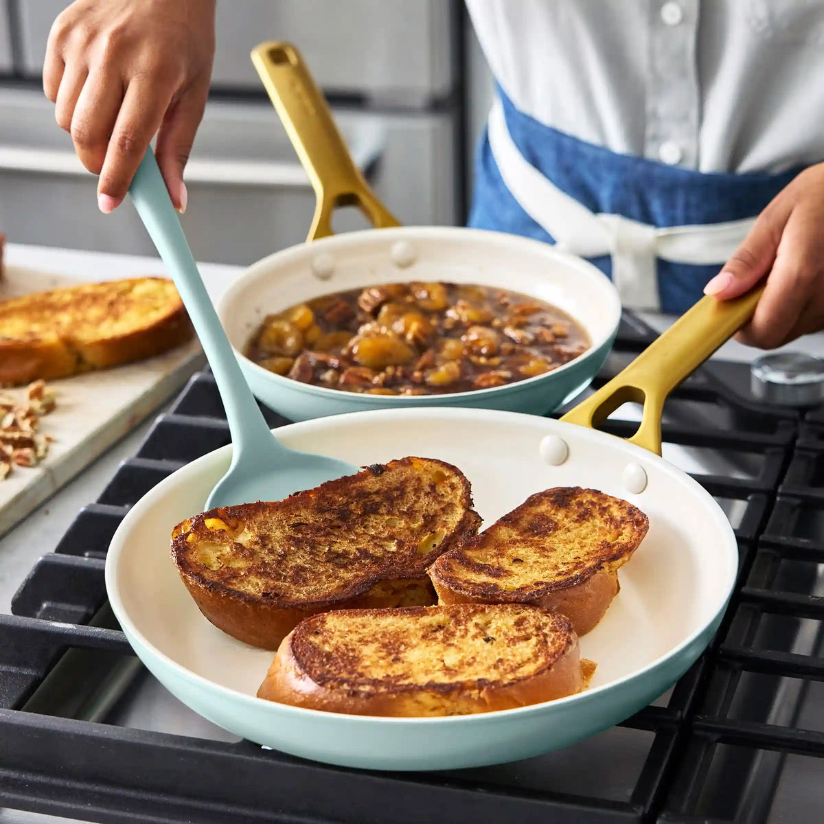 Reserve Pro Ceramic Nonstick 10-Piece Cookware Set | Seaside
