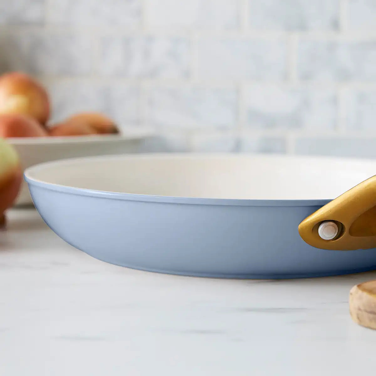 Reserve Pro Ceramic Nonstick 10" and 12" Frypan Set | Ocean