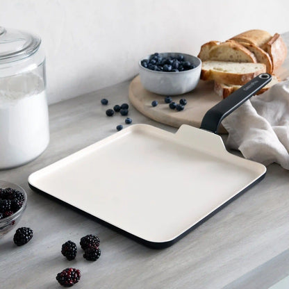 Rio Advanced Ceramic Nonstick 11" Square Griddle | Black