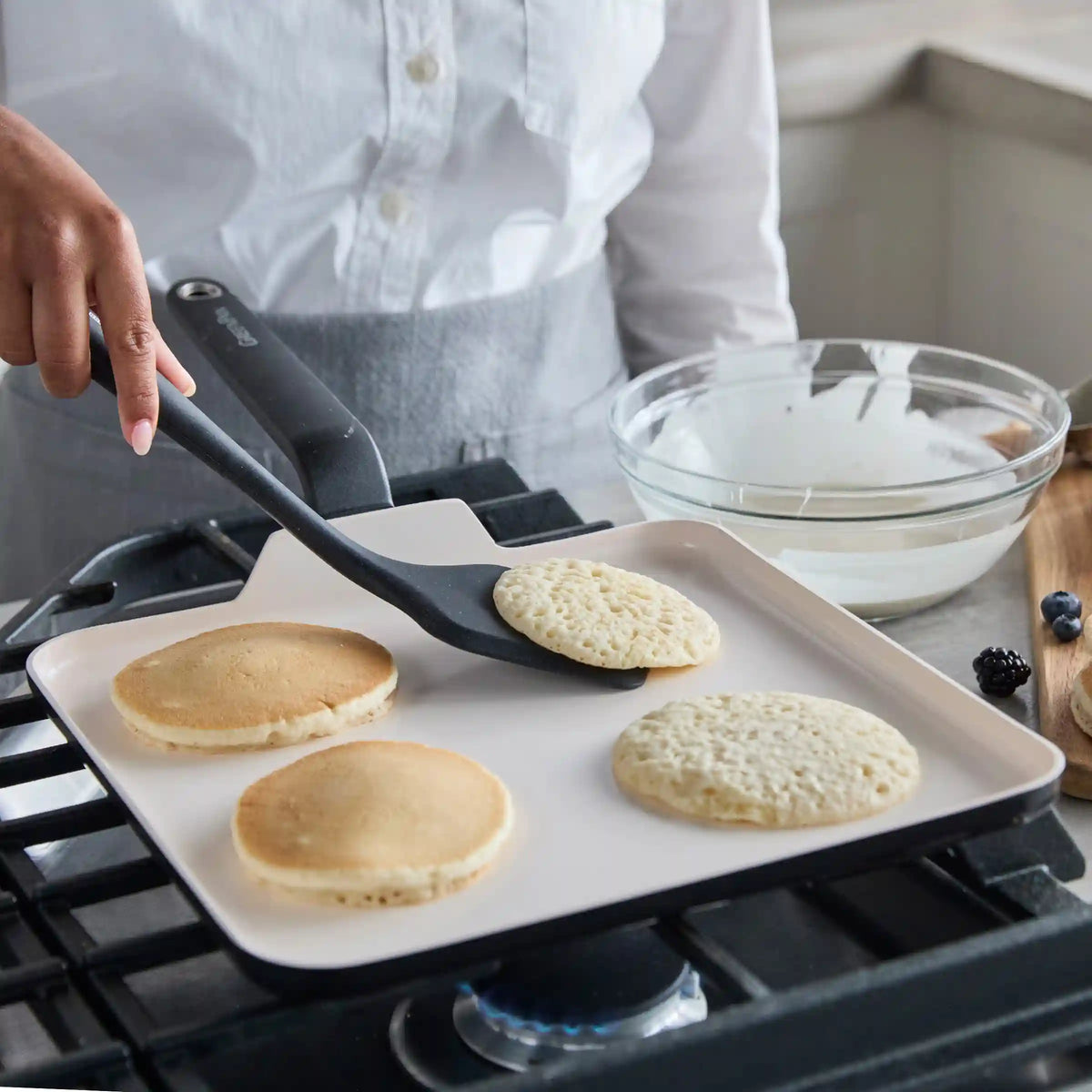 Rio Advanced Ceramic Nonstick 11" Square Griddle | Black