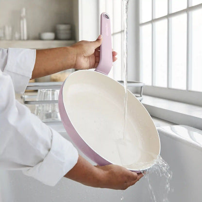 Rio Advanced Ceramic Nonstick 10" & 12" Frypan Set | Pink