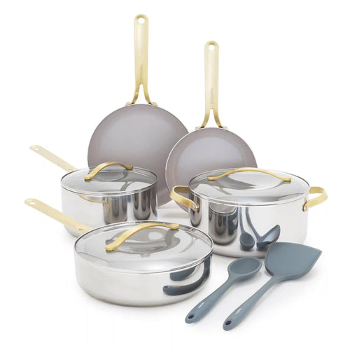 Nova Gallery Stainless Steel 10-Piece Cookware Set