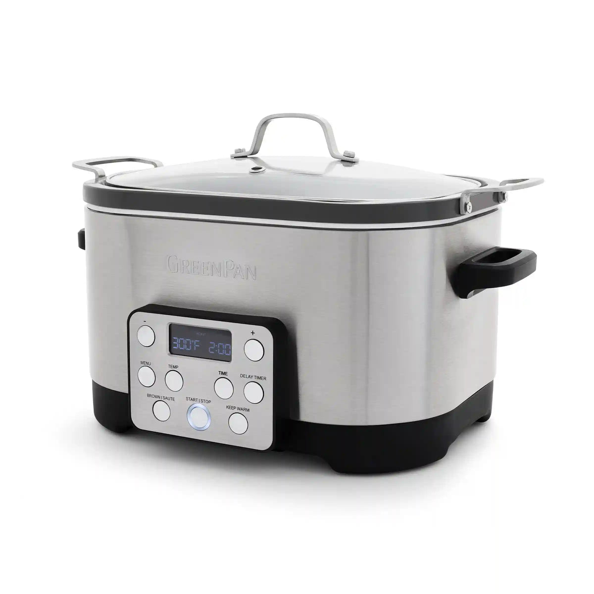 7-in-1 6-Quart Slow Cooker with In-Pot Browning | Stainless Steel