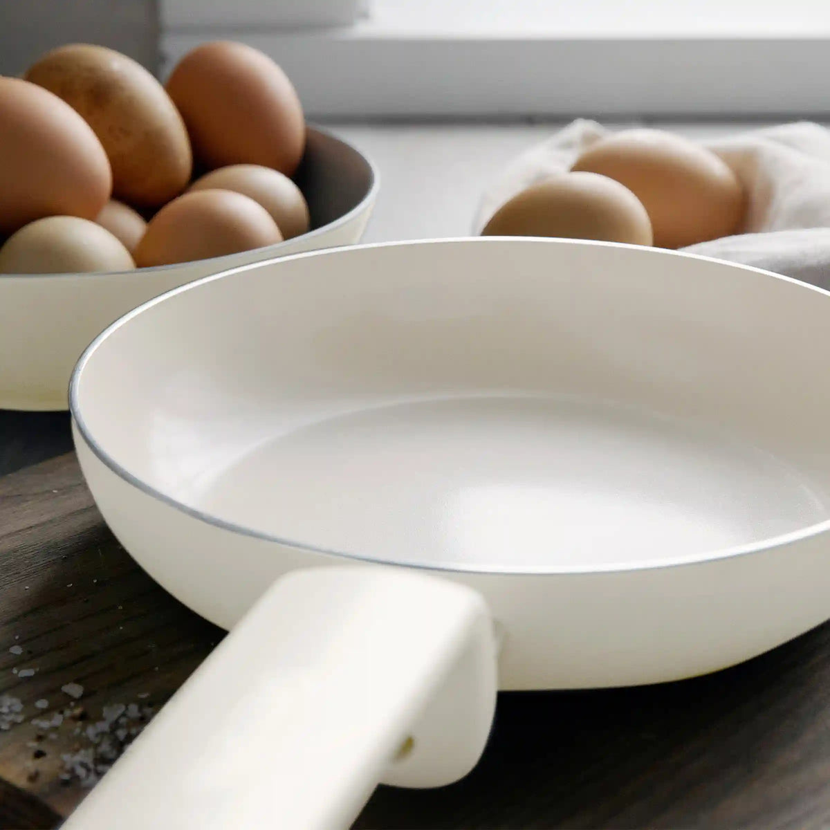 Rio Advanced Ceramic Nonstick 8" Frypan | Cream