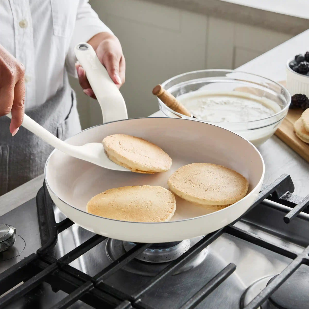 Rio Advanced Ceramic Nonstick 10" Frypan | Cream