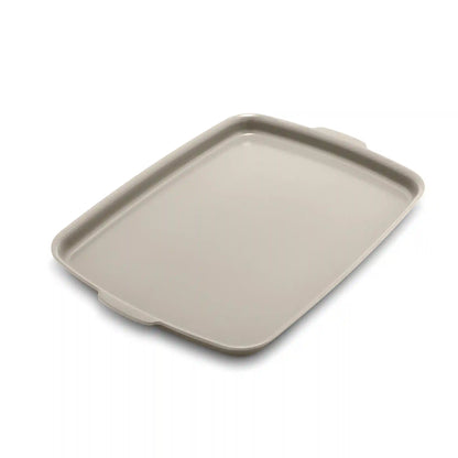 Premiere Ovenware Ceramic Nonstick 18" x 13" Half Sheet Pan Set | Taupe