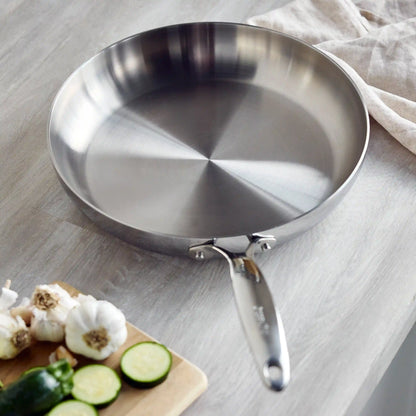 Valencia Pro Stainless Steel Uncoated 10" Frypan