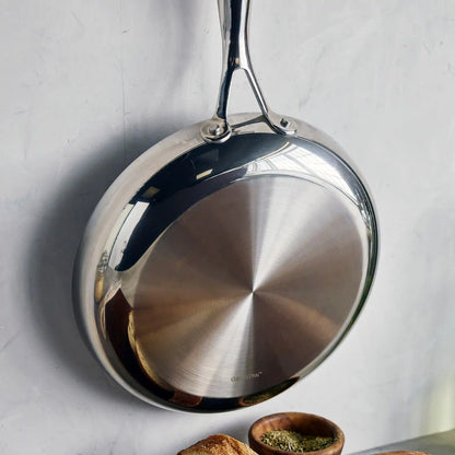 Valencia Pro Stainless Steel Uncoated 10" Frypan