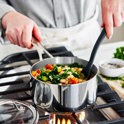 Valencia Pro Stainless Steel Uncoated 10-Piece Cookware Set