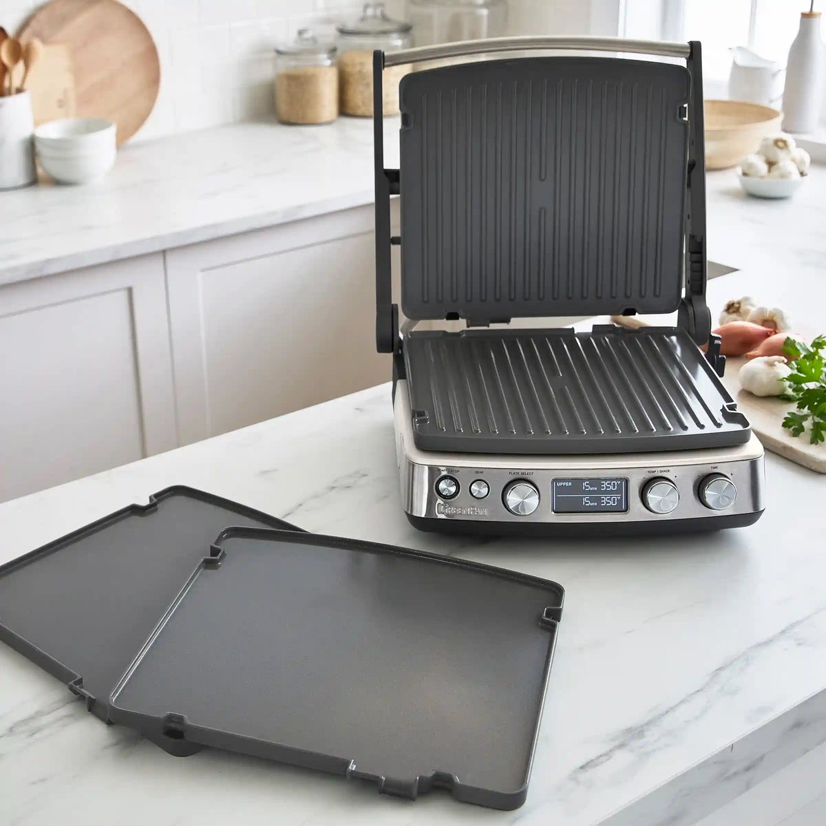 Elite Multi Grill & Griddle with Waffle Plates | Cloud Cream