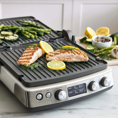 Elite Multi Grill & Griddle with Waffle Plates | Cloud Cream