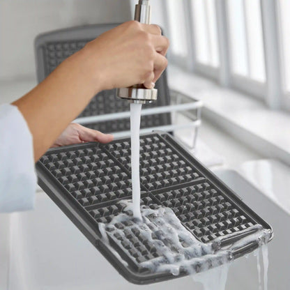 Elite Ceramic Nonstick 4-Square Waffle Maker | Cloud Cream