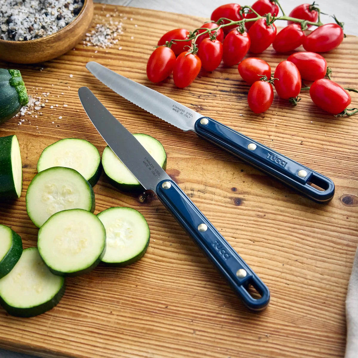 Stanley Tucci™ 2-Piece Prep Knife Set | Marino Blue