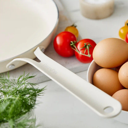 Nova Gallery Ceramic Nonstick 12" Frypan | Cream
