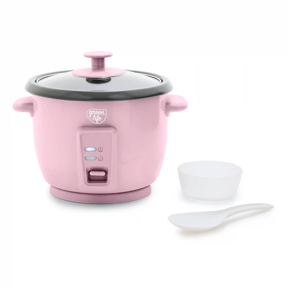 GreenLife 6-Cup Rice Cooker | Pink