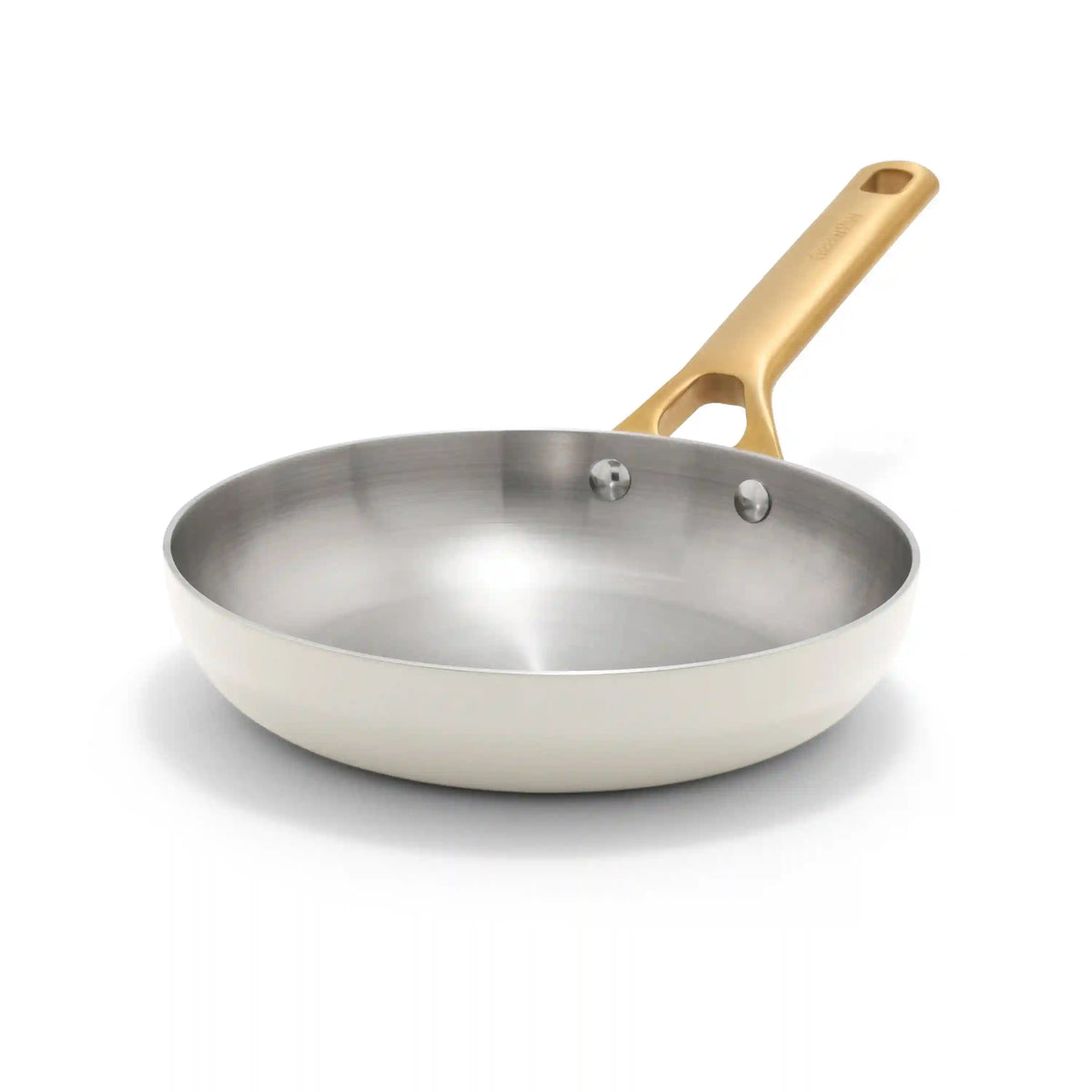 Reserve Pro Uncoated Stainless Steel 8" Frypan | Cream