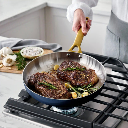 Reserve Pro Uncoated Stainless Steel 8" Frypan | Twilight