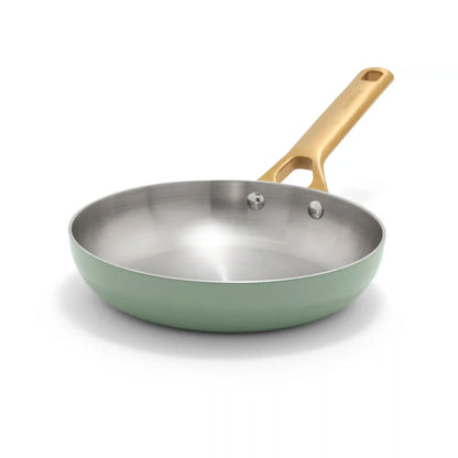 Reserve Pro Uncoated Stainless Steel 8" Frypan | Sage