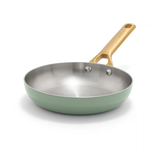 Reserve Pro Uncoated Stainless Steel 8" Frypan | Sage