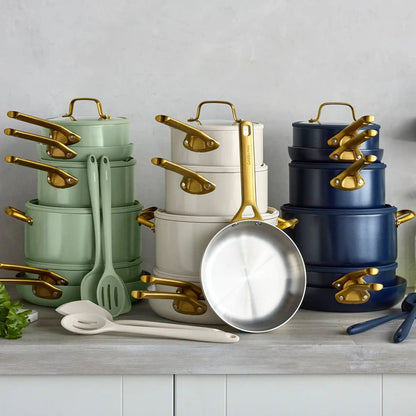 Reserve Pro Uncoated Stainless Steel 8" Frypan | Cream