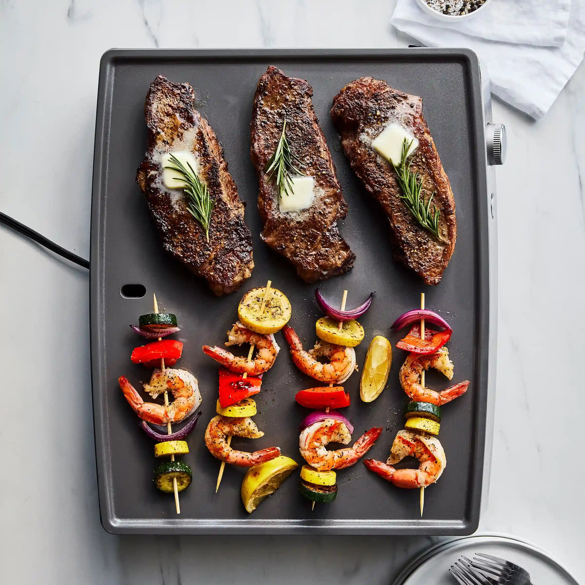 Ultimate Countertop Griddle | Premiere Stainless Steel