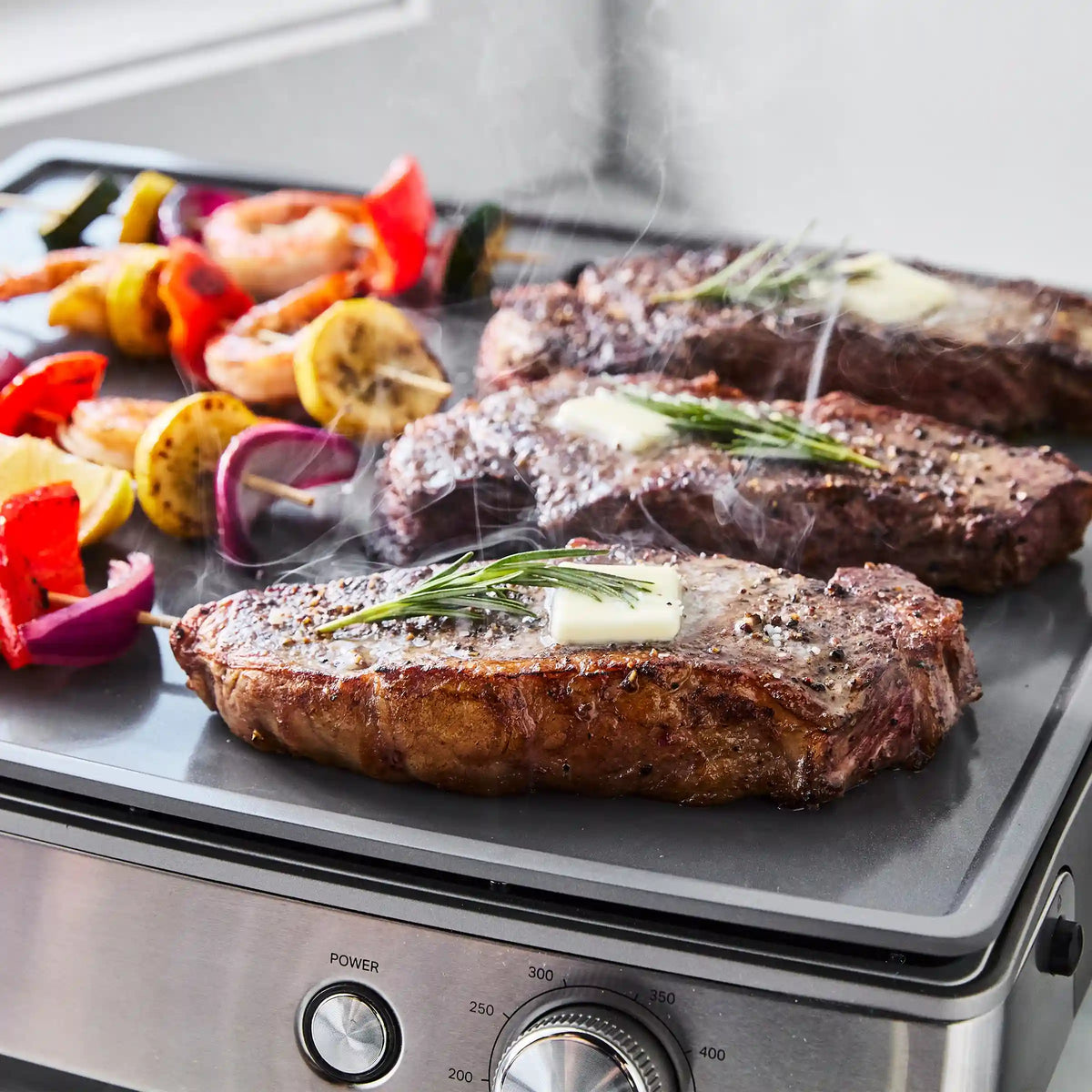 Ultimate Countertop Griddle | Premiere Stainless Steel