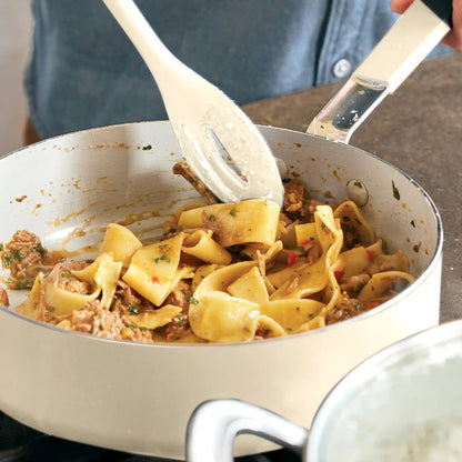 Bobby Flay by GreenPan Professional Ceramic Nonstick 16-Piece Cookware Set | Cream