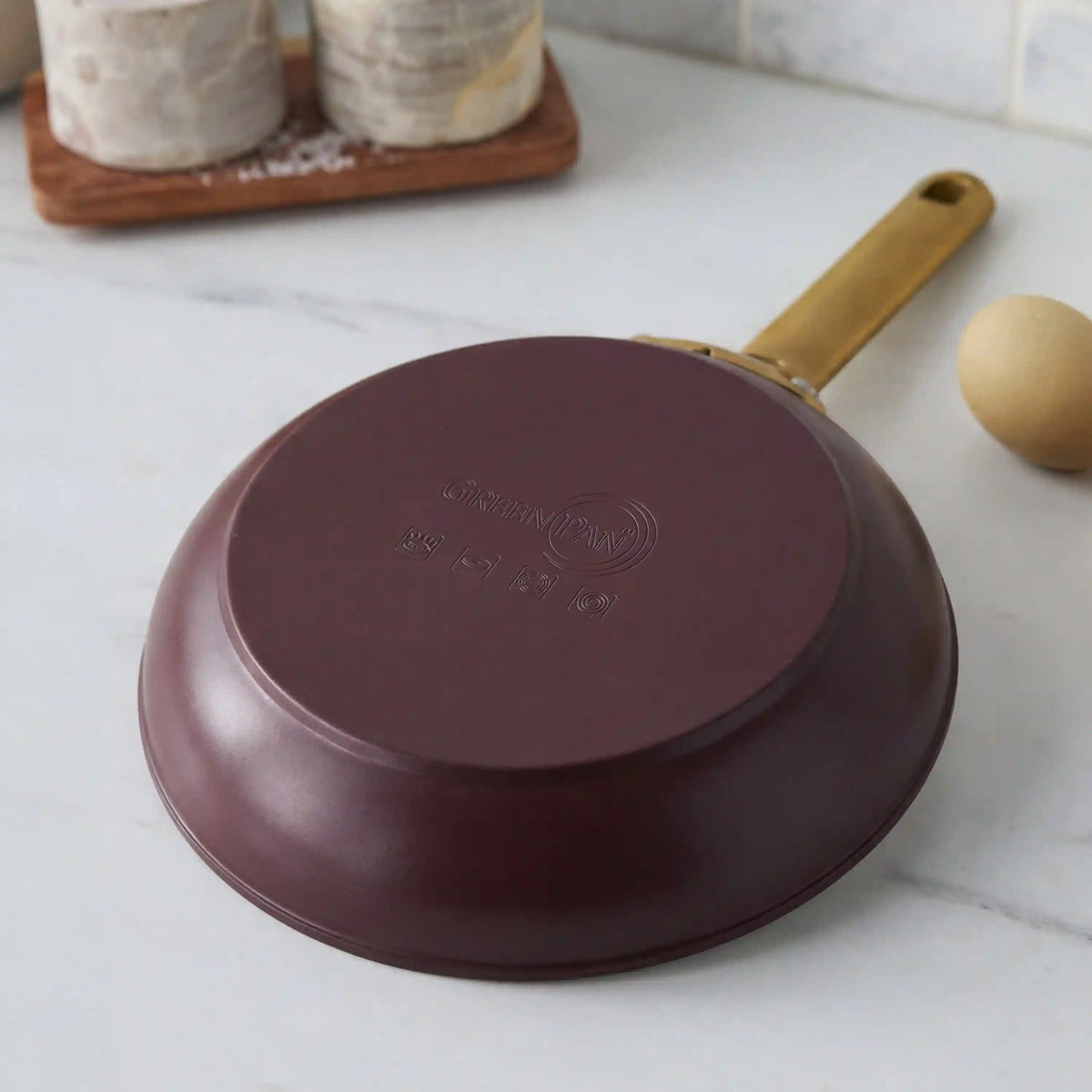 Reserve Pro Ceramic Nonstick 10" and 12" Frypan Set | Bordeaux