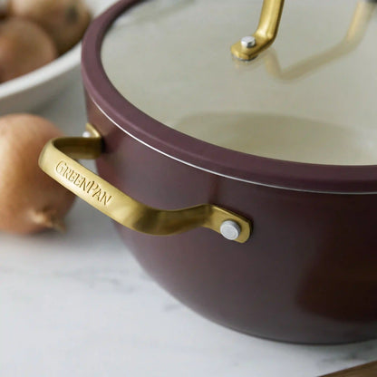 Reserve Pro Ceramic Nonstick 10-Piece Cookware Set | Bordeaux