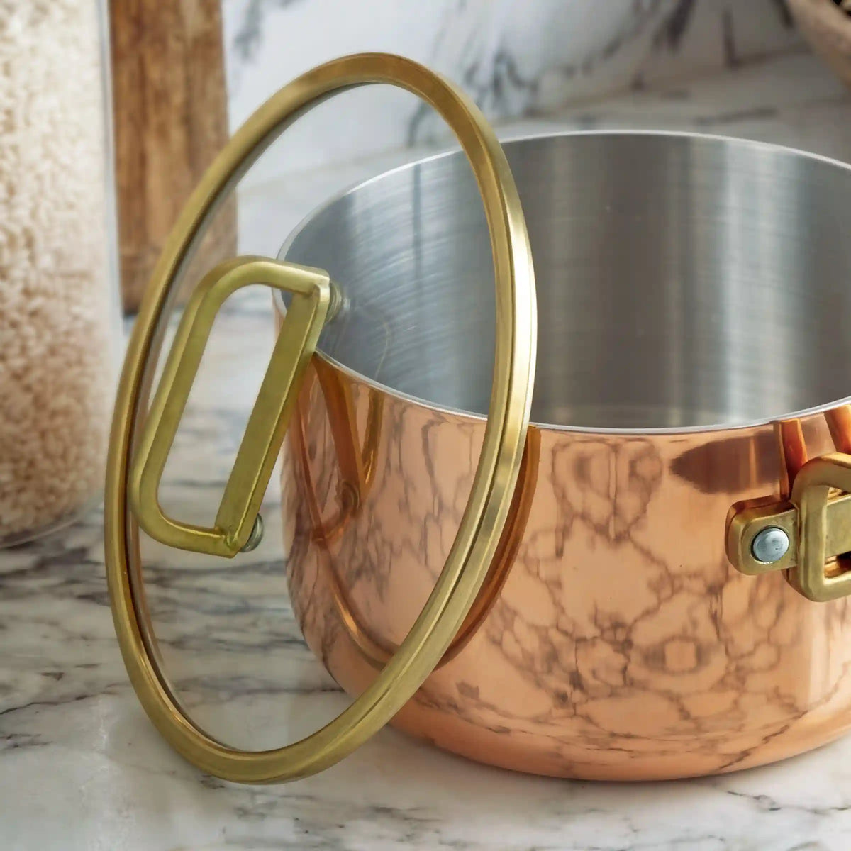 Stanley Tucci™ Copperply 4-Quart Saucepan with Lid