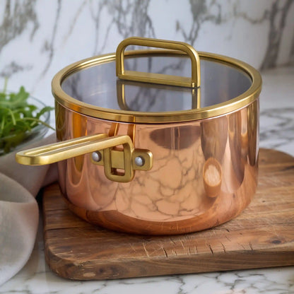 Stanley Tucci™ Copperply 4-Quart Saucepan with Lid