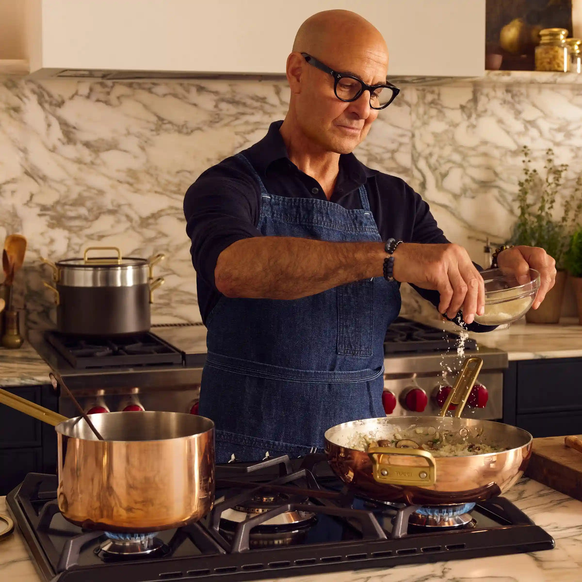 Stanley Tucci™ Copperply 4-Quart Saucepan with Lid