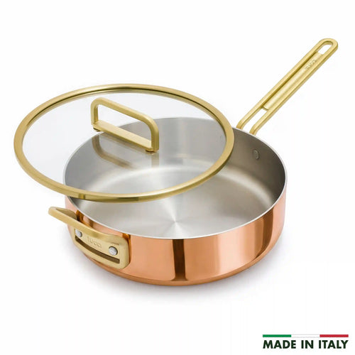 Stanley Tucci™ Copperply 4-Quart Sauté Pan with Lid