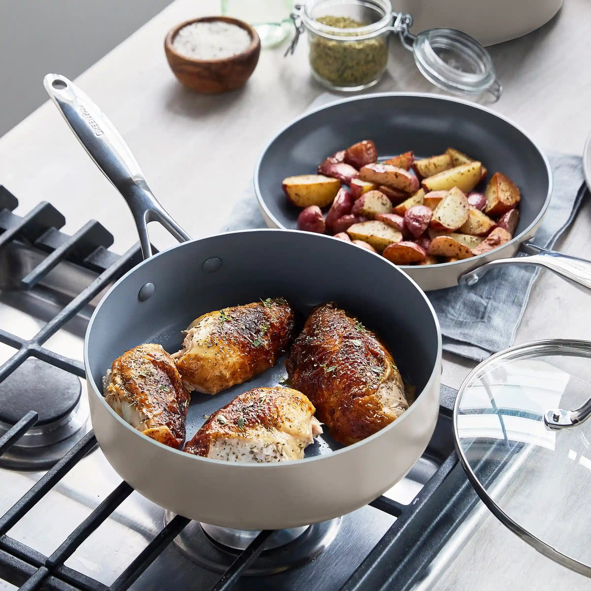 Valencia Pro and Premiere Ovenware 24-Piece Set | Taupe