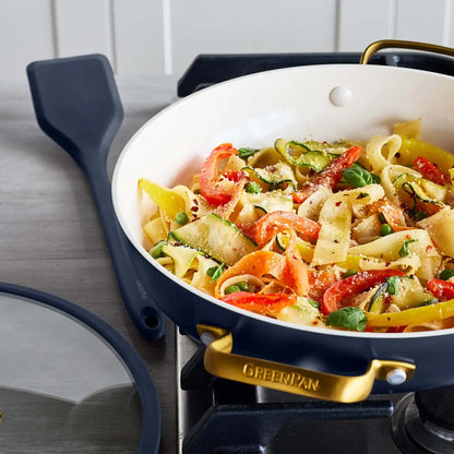 Reserve Pro Ceramic Nonstick 3.75-Quart Everyday Pan with Lid | Twilight