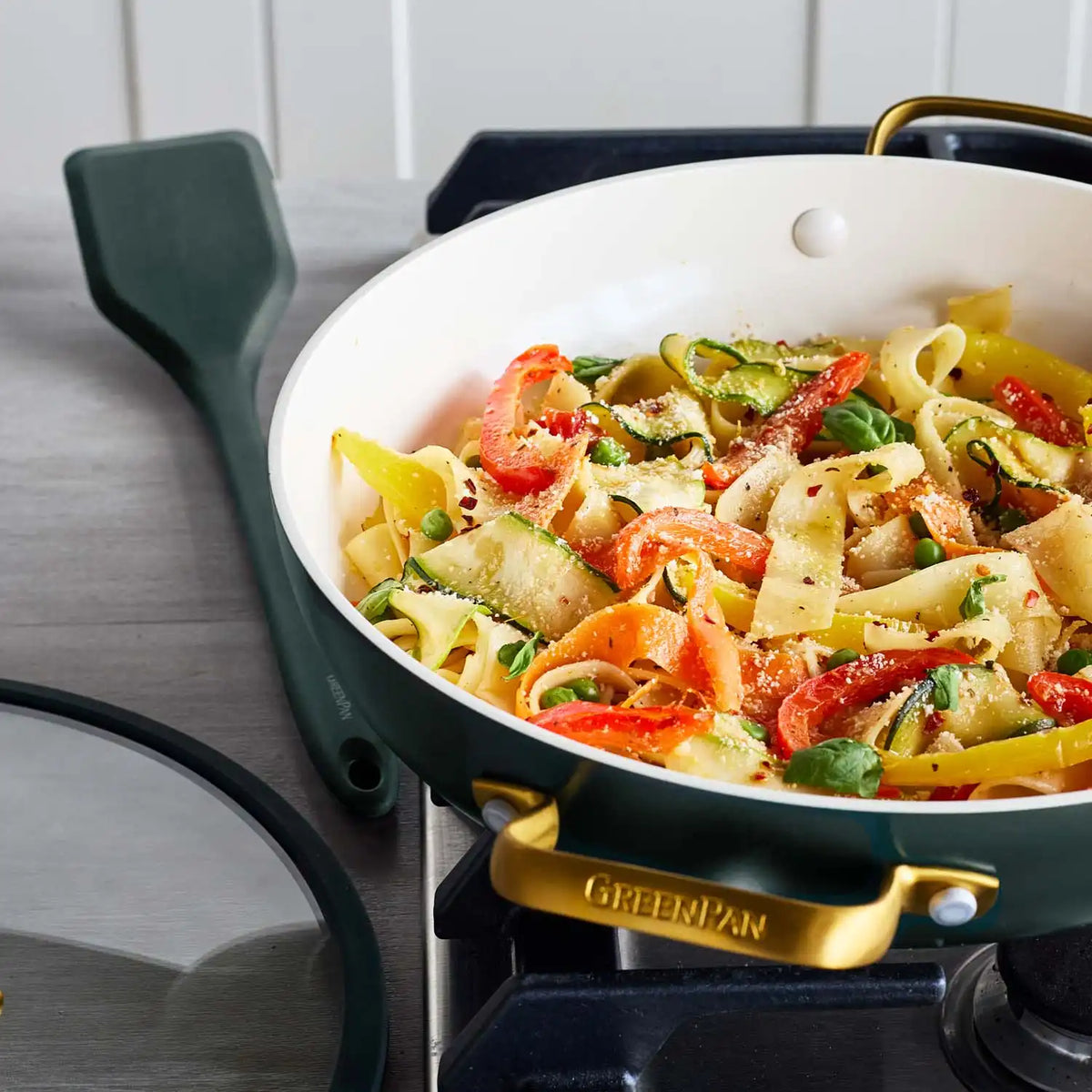 Reserve Pro Ceramic Nonstick 3.75-Quart Everyday Pan with Lid | Spruce